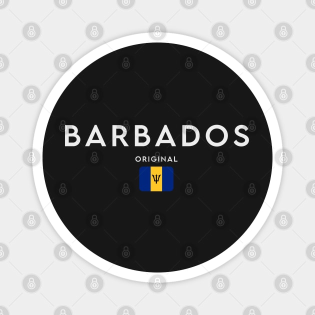 Barbados flag, Barbadian flag Magnet by eka123